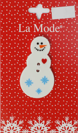La Mode Набор пуговиц 195002023 "Снеговик"