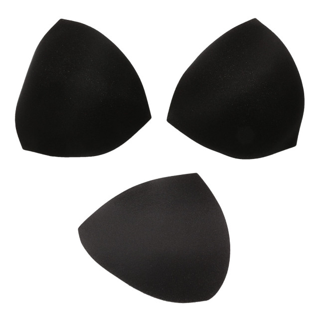 8300 Чашечки треуг. без уступа с равномерным наполнением,р.40 (1 пара) (чёрый) 7727139