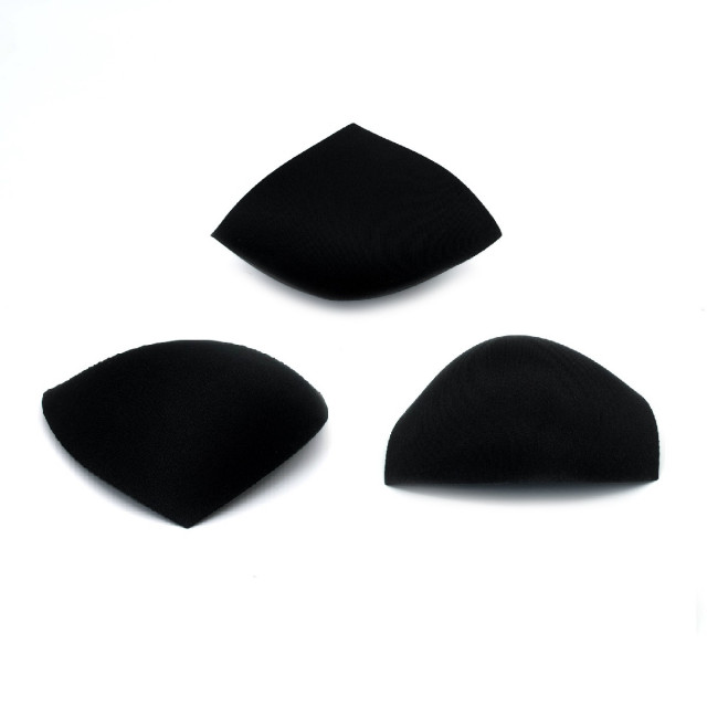 8300 Чашечки треуг. без уступа с равномерным наполнением,р.42 (1 пара) (чёрный) 7727140