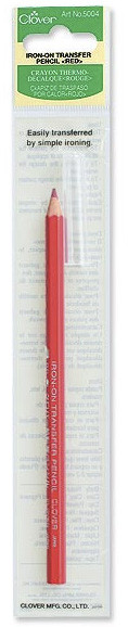 Clover  Карандаш переводной (бумага-ткань) красный 5004