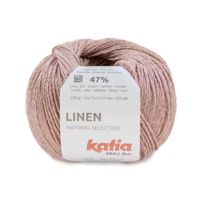 Katia пряжа Linen 53% хлопок, 47% лён 50гр.112м