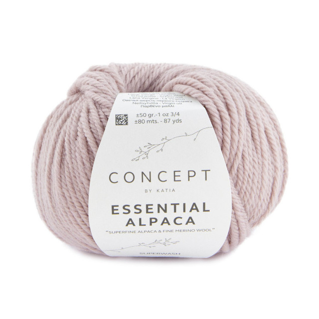 Katia Пряжа Essential Alpaca,  70% супертонкая альпака, 30% шерсть, 50 г, 80 м