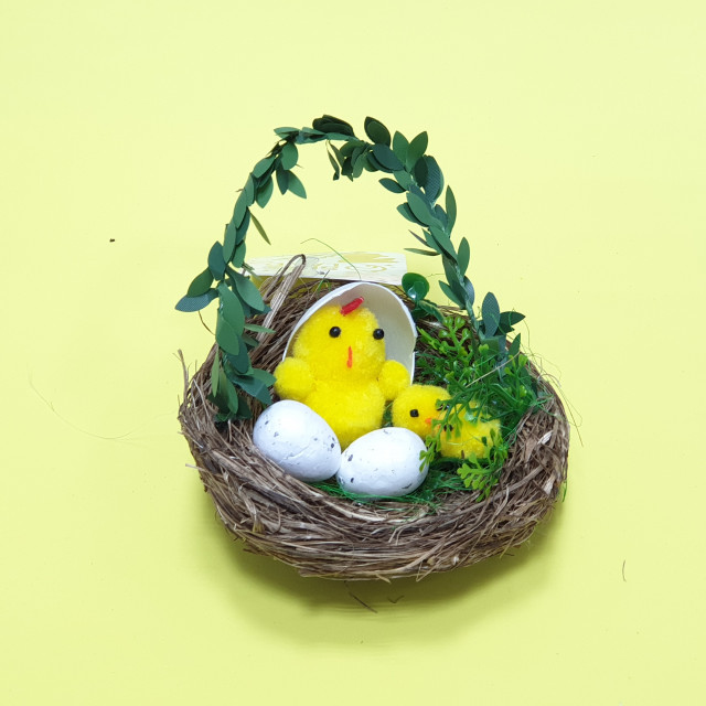 Декор пасхальный «Цыплята» 11 × 11 × 12 см 9954551