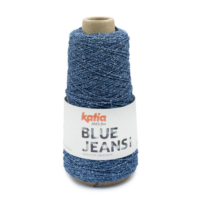 Katia Пряжа Blue Jeans I, 67% хлопок, 30% полиэстер, 3% полиамид,100г, 370м