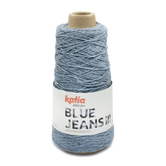 Katia Пряжа Blue Jeans III, 95% переработанный хлопок, 5% другие волокна,100г, 310м