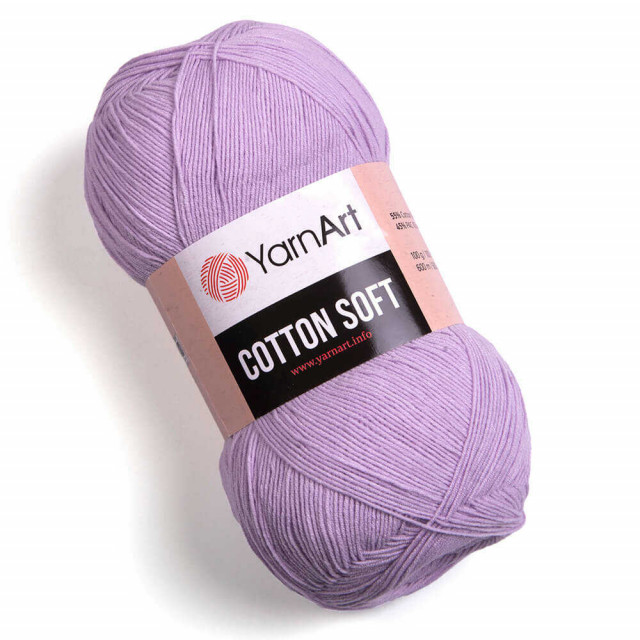 Yarn Art пряжа Cotton soft 100г.600м 55% хлопок 45%акрил