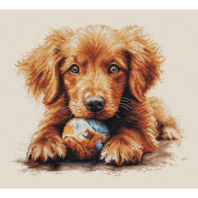 Luca-S Набор для вышивания BU5037 "Время игры", 22*19см
