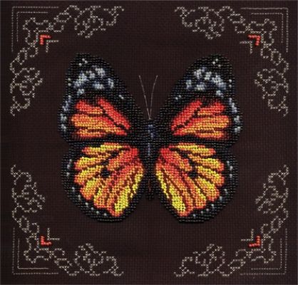 Кларт Набор для вышивания 8-113 "Рыжая бабочка"
