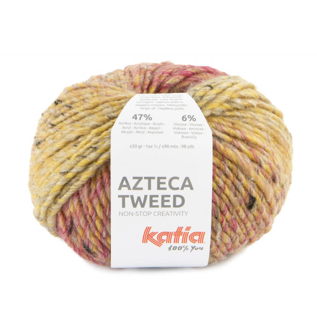 Katia Пряжа Azteca Tweed, 47% шерсть, 47% акрил, 6% вискоза 50 г, 90 м