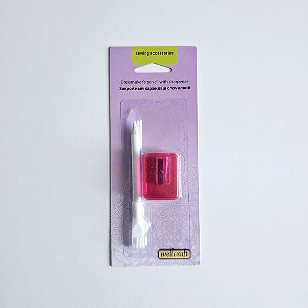Wellcraft Закройный карандаш с точилкой 1 шт 202080 белый