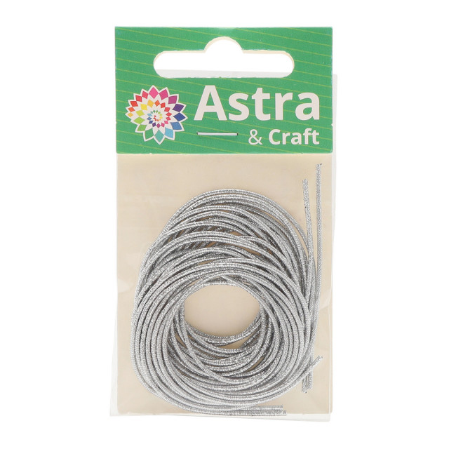 КЯ010НН1 Канитель металлизированная Серебро 1 мм 5 гр. +/- 0,1 гр. 626375