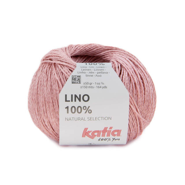 Katia пряжа Lino 100% лён 50гр.150м