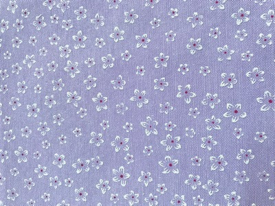 Ткань FD "Цветок", 48 х 50 см, 80% полиэстер, 20% хлопок, цвет сиреневый 25903