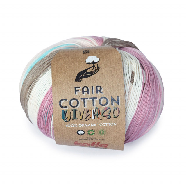 Katia Пряжа Fair Cotton Diverso, 100% хлопок, 200г, 620м