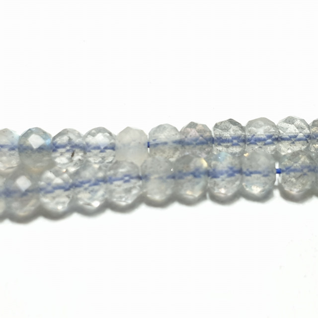 Бусины Лабладор шарик гранёный диам. 3,6мм. нить около 38,5см