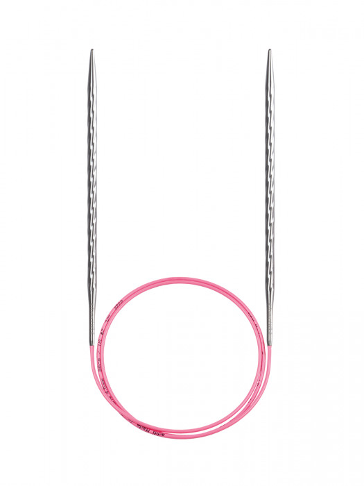 ADDI Спицы металлические круговые с удлиненным кончиком addiUnicorn Lace, №4, 80 см