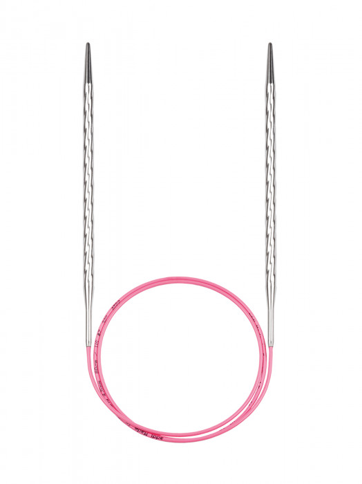 ADDI Спицы металлические круговые с удлиненным кончиком addiUnicorn Lace, №5, 100 см