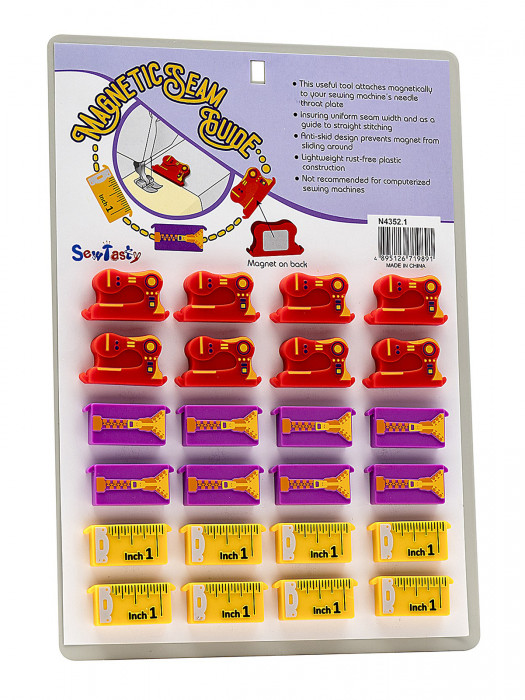 Hemline Направляющая для шва в пластиковом корпусе на магните,