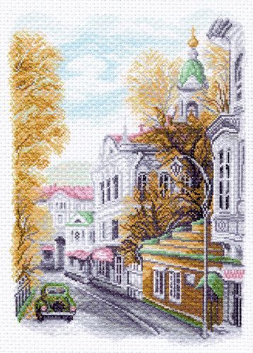 МП канва с рисунком 1556 "Яузский бульвар"