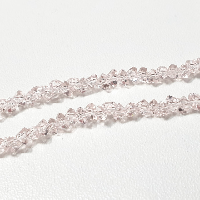 Бусины стекло кристалл "Осколки" 3,0*3,0мм 1 нить около 28см