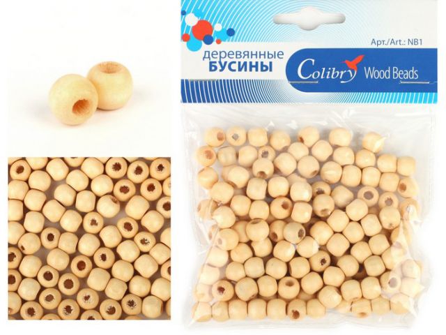 Colibry Бусины деревянные NB1-08-A/33G