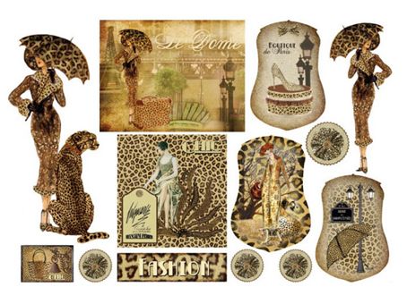 Stamperia Бумага рисовая для декупажа DFS156 "Женщина-леопард"
