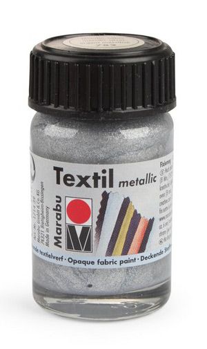 Marabu Краска Textil по текстилю металлик для светлых тканей 15мл,