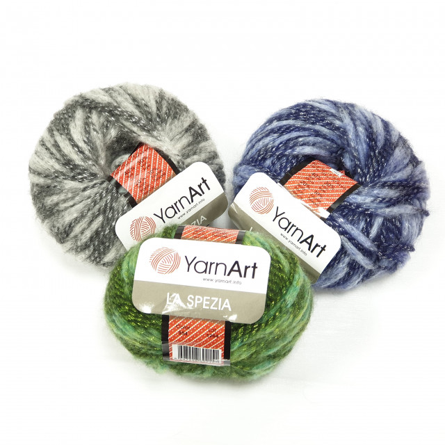 Yarn Art пряжа La Spezia 50гр. 135м. 40%шерсть, 30%акрил, 20%п/э, 10%полиамид