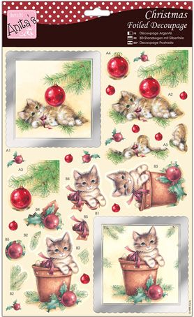 Docrafts Набор бумаги с высечкой ANT169460 "Милые котята"